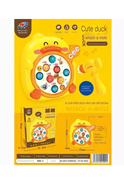 1way Educational toy in the shape of a duck