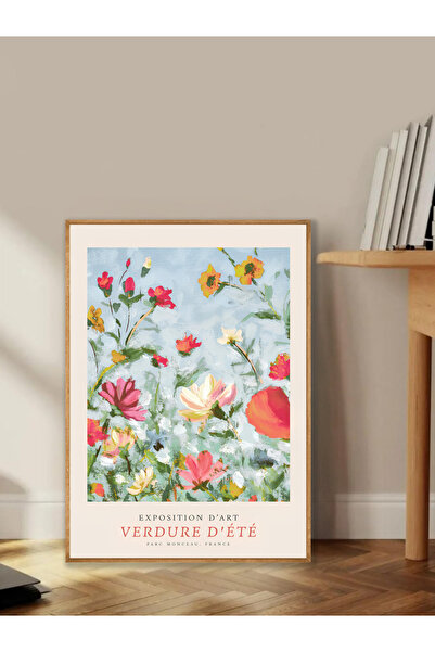 Tuba Decor Tek Parça Ahşap Çerçeveli Oturma Odası Salon Mutfak Tablo