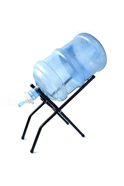 Biki Foldable Water Bottle Stand with Dispenser Valve, Twist Cap and Wood Stick Tool