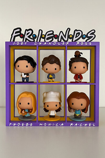 Florya Studyo Friends Standı Oyuncak Figür standı - MC Donalds Friends Figür Standı