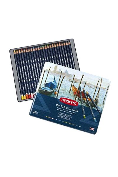 Derwent مجموعة أقلام تلوين مكونة من 24 قطعة: أصفر/أحمر/أخضر