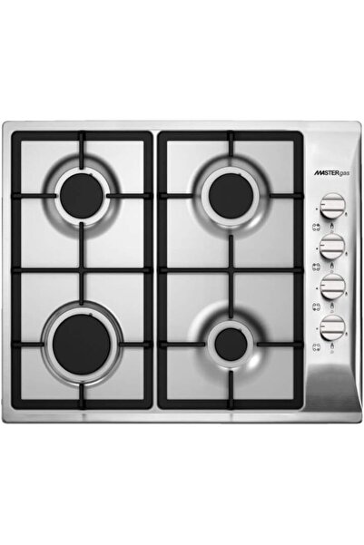 Master Gas 60cm 4-Burner Gas Hob - Heavy Grate, Auto Ignition, Full Safety