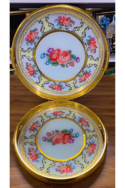 Arow - Dubai Ev dizaynım Milano Ahşap 2 li büyük ve küçük boy tepsi….