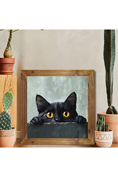 Tuba Decor Tablou pătrat cu rama din lemn