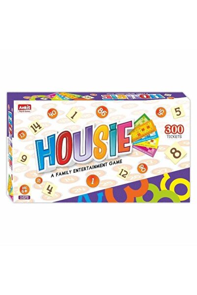 Ankit Toys لعبة هاوسي 15 بوصة بنغو - لعبة لوحية كلاسيكية للحفلات العائلية