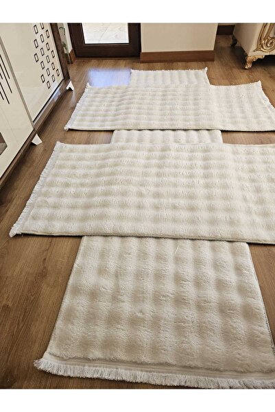 AKSU BUBBLE peluş lüx modern kaymaz taban yıkanabilir yatak odası antre hol h...