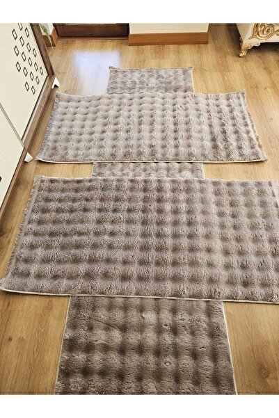 AKSU BUBBLE peluş lüx modern kaymaz taban yıkanabilir yatak odası antre hol h...