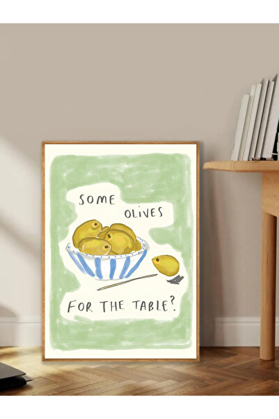 Tuba Decor Tablo dintr-o singură bucată cu rame din lemn pentru sufragerie, s...