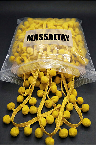 Massaltay Κορδέλα Πομπόν 3 μέτρων |   Διακοσμητική Πολύχρωμη Κορδέλα Πομπόν