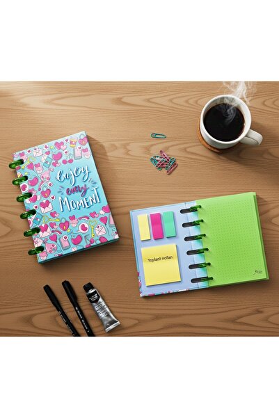 NotYaz XOOX Notebook Sert Kapaklı A6 Ebat Postitli