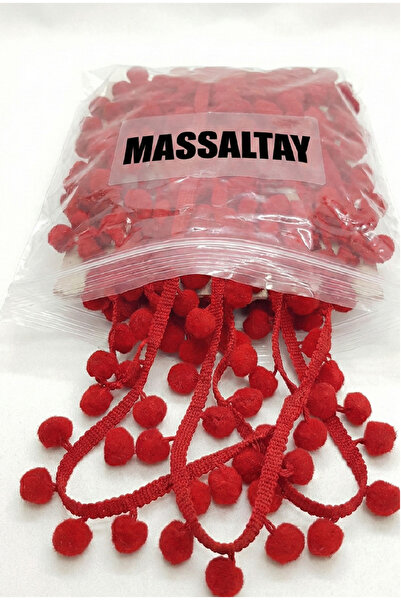 Massaltay Κορδέλα Πομπόν 3 μέτρων |   Διακοσμητική Πολύχρωμη Κορδέλα Πομπόν