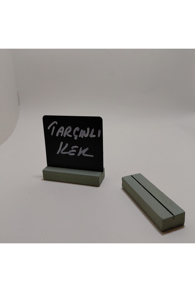 ETİKETLİK FİYATLIK Wooden Based Erasable Black Label Price Tag – 50 Pcs