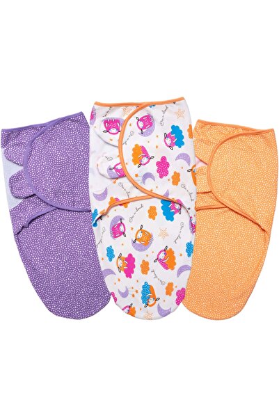 Kidizi Set of 3 adjustable cotton diapers 0-3 months Colors, 100% cotton