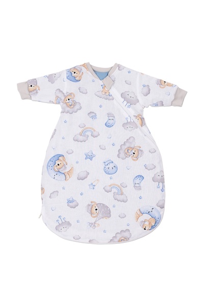 Kidizi Sac de dormit copii cu maneci 0-3 luni Koala Dreams Blue, 1 tog, bumba...
