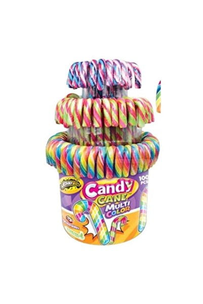 OEM Set of 100 Candy Canes, Christmas, Multicolor