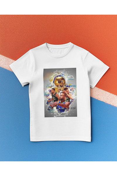 stil x TRIOU IMPRIMAT STEPHEN CURRY PENTRU TINEREȘI ȘI COPII, ȚESUT bumbac 100% % U RESPIRABLE