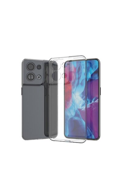 megaMobile Carcasă ultra transparentă de 0,5 mm pentru Oppo Reno 8 Pro, trans...