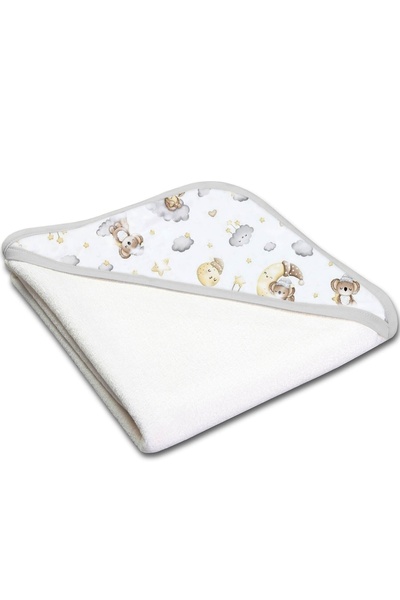 Kidizi Baby cotton towel with hood 90x90 cm Koala Dreams, suitable from birth...