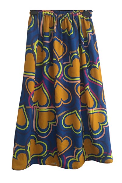 DFN Design Beli lastikli uzun etek