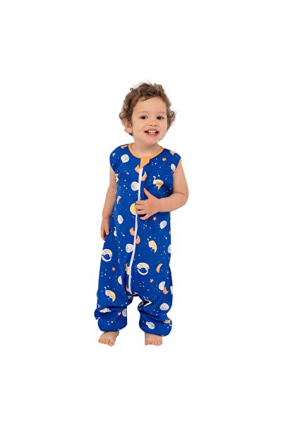 Kidizi Sac dormit copii de vara din bumbac cu picioare 18-36 luni Space Cats,...