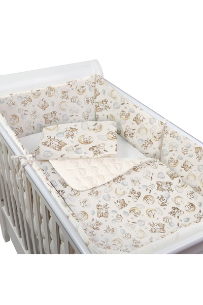 Kidizi Set lenjerie matlasata 5 piese Just Dreaming, include perna, plapumioa...