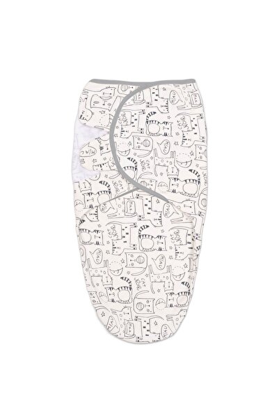 Kidizi Sistem de infasat reglabil 0-3 luni din bumbac Miauw