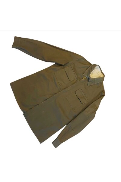 kho military design 1980S Khaki Color Tective Shirt Unisex (Size 45-C/S) Zero...