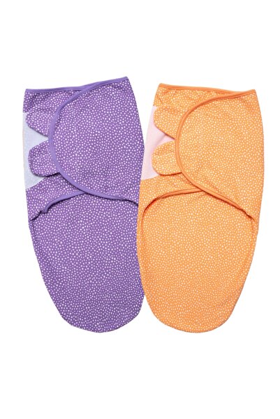 Kidizi Set of 2 adjustable cotton diapers 0-3 months All Spots, 100% cotton