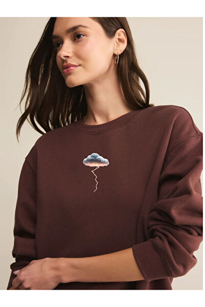 Tubinyoo سويت شيرت شيمش بولوت مطبوع برقبة دائرية وثلاثة خيوط