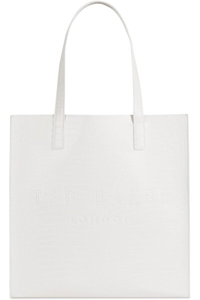 Ted Baker WXB-CROCCONI IMITATION CROC LARGE ICON NUDE 253518