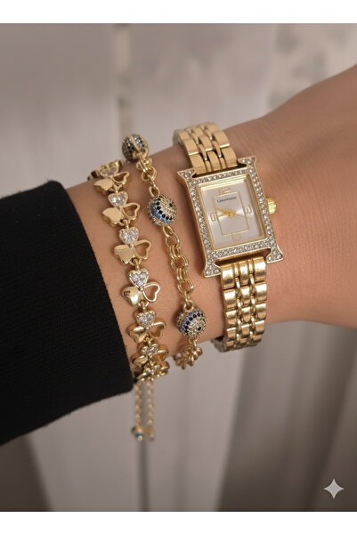 Lanuna Gold Stone Women's Watch