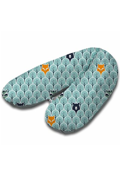 Kidizi Perna gravide 3 in 1 cu husa detasabila Lena XXL, lungime 180 cm, Anim...