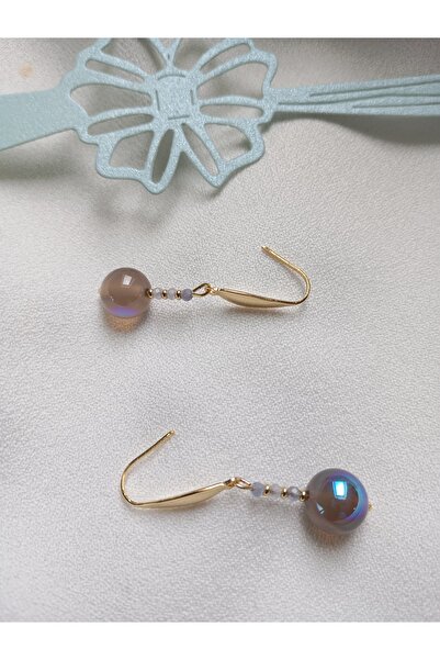 OEM Elegant, occasional jewelry set with Labradorite and 18K gold-plated accessories, earrings and necklace