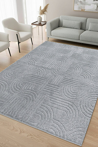 MELARİS HALI Rico Yıkanabilir Kalın Yumuşak Dokuma Halı Kaymaz Taban Mutfak S...