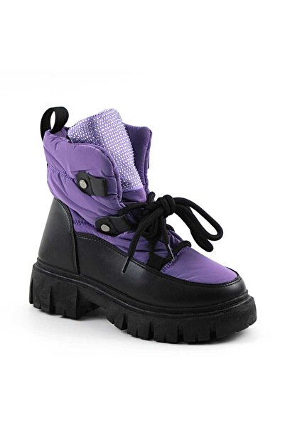 mm ​Cizme imblanite de zapada , cu platforma XH2306-PURPLE