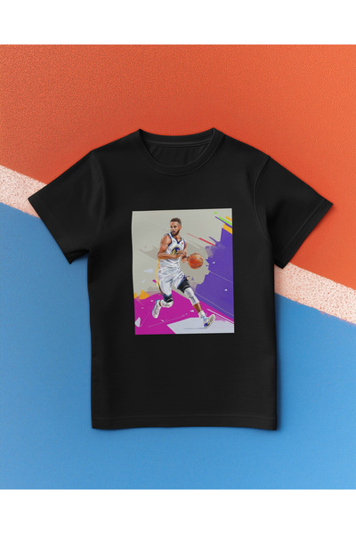 stil x TRIOU IMPRIMAT STEPHEN CURRY PENTRU TINEREȘI ȘI COPII, ȚESUT bumbac 100% % U RESPIRABLE