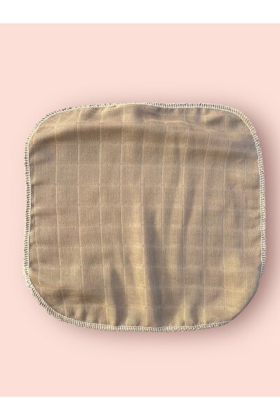 runbaby Bebek Ağız Mendili & Tek Kat Müslin Bez ( 1 Adet ) - Toprak