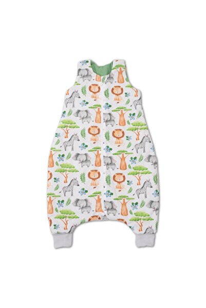 Kidizi Sleeping bag with legs for children 18-36 months Safari 1 tog, cuffs convertible into ...