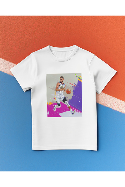 stil x TRIOU IMPRIMAT STEPHEN CURRY PENTRU TINEREȘI ȘI COPII, ȚESUT bumbac 100% % U RESPIRABLE