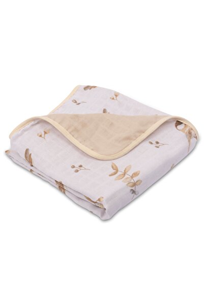 Kidizi Двуспален муселинено одеяло 78x78 см Birdy, 100% памук