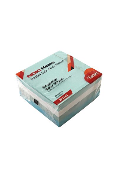 Noki Memo 75X75 Pastel Glacier Adhesive Cube Block 400 Sheets