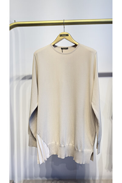 Invee Pleated Detailed Knitwear Tunic - Foundation