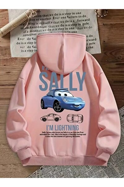 Baxia Girl-Boy Children's Sally Printed Hooded Grey Black Beige Pink Black Wh...