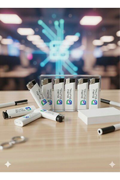 Duru Dijital 100 Adet Kişiye Ve Firmalara Özel Logolu UV Baskı Toptan Promosy...