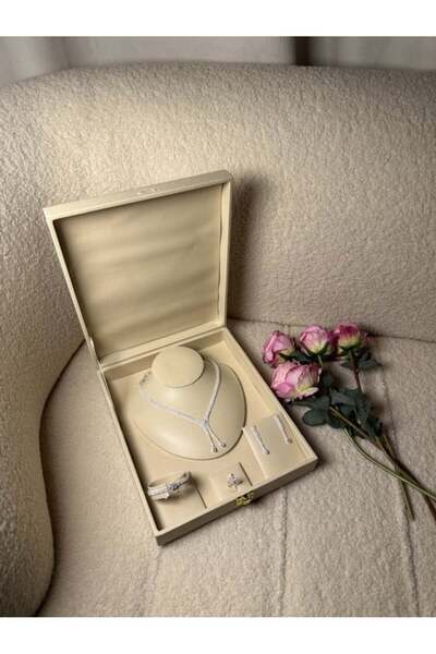 vanus fashion طقم اكسسوار كريستال A427