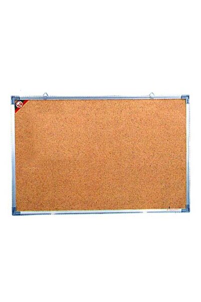 SAB Cork Board - Cork Panel with Aluminum Frame, Beige