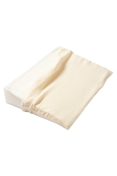 Kidizi Perna antireflux cu husa din muselina si topper antitranspiratie 3D Airflow 40x59 cm