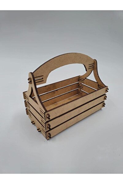 Mu Art Ahşap 10 قطع من سلة الرسم الخشبية للمدرسة، نشاط فني يدوي الصنع، 13 سم ...