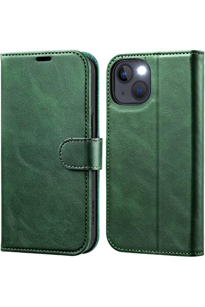 m.tk moveteck iPhone 13 - 14 Compatible Case 360 Full Coverage Leather Textur...