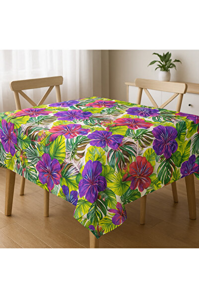 Home مفرش المائدة منقوشة بالزهرة الأرجوانية